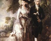 托马斯 庚斯博罗 : Mr and Mrs William Hallett